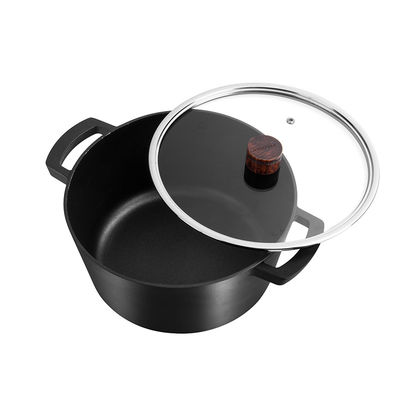 1.4kg Die Cast Cooking Pots  Pfluon Coatinig Spill Proof 24cm Non Stick Pot