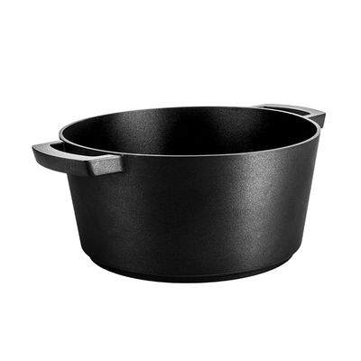 1.4kg Die Cast Cooking Pots  Pfluon Coatinig Spill Proof 24cm Non Stick Pot
